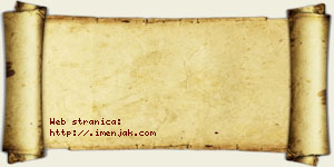 Anđelija Vlahović vizit kartica